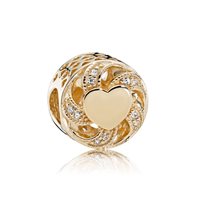 Charm Pandora Donna in Oro Zirconia 751004CZ